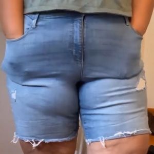 Frayed shorts